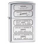 яЗажигалка Zippo 28381 Stamped High Polish Chrome